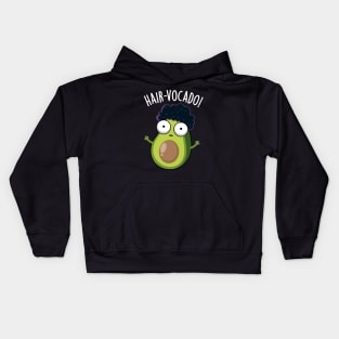 Hair-vocado Funny Avocado Puns Kids Hoodie